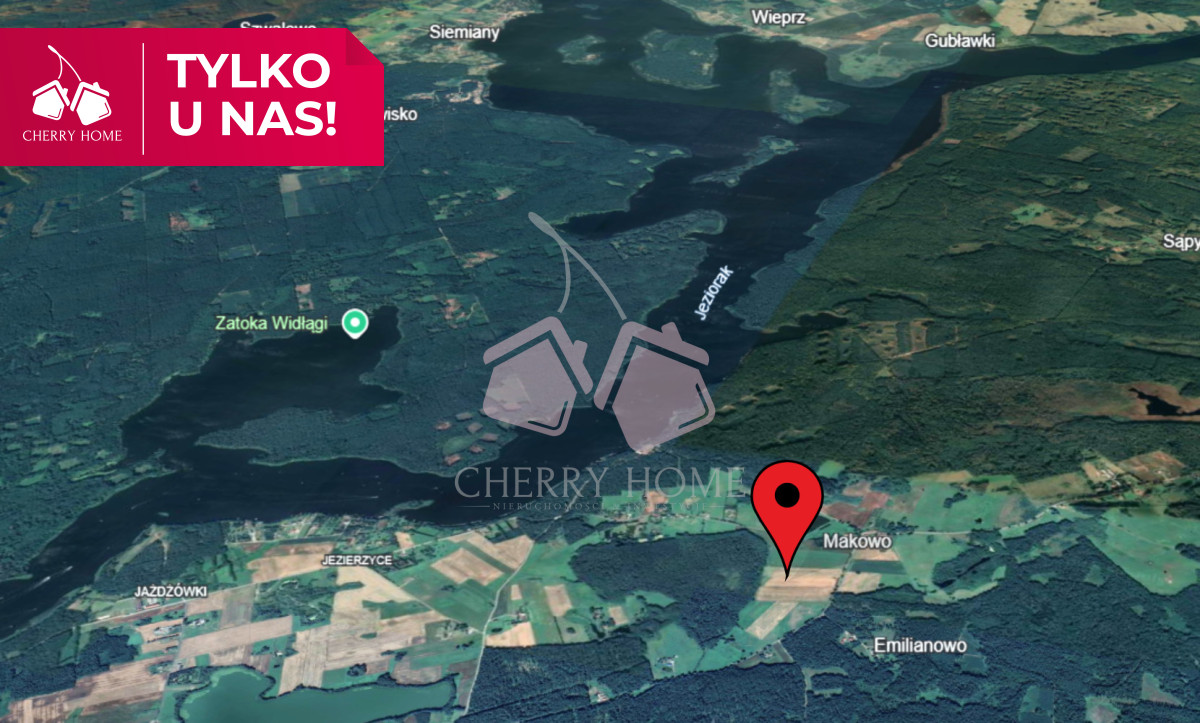 5 ha nad Jeziorakiem siedlisko agroturystyka MPZP